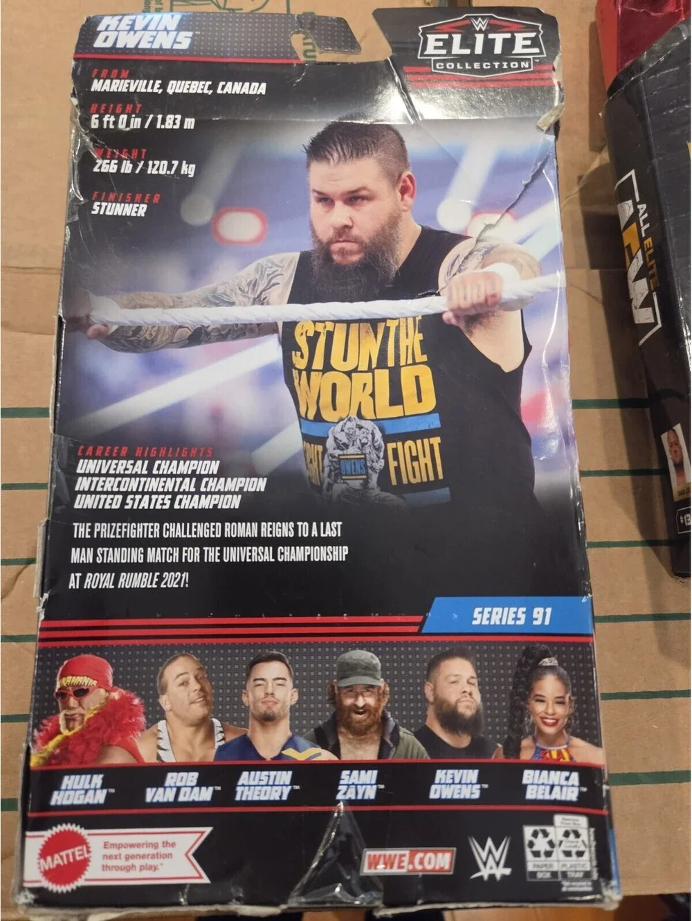 Kevin Owens series 91 elite collection